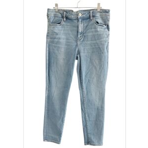 American Eagle Blue Hi Rise Jeggings Size 16 Short